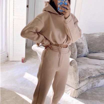 Crop Top TrackSuit 2 Piece
