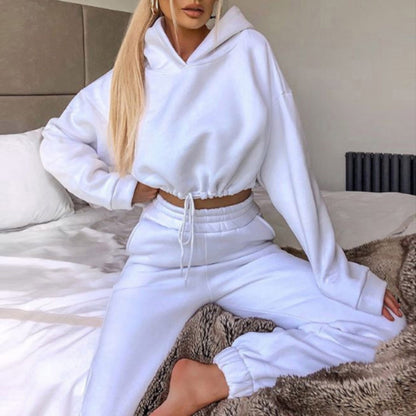 Crop Top TrackSuit 2 Piece