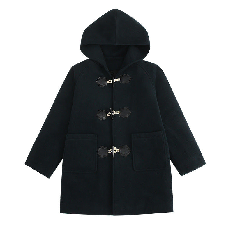 Boy Thickened Woolen Coat