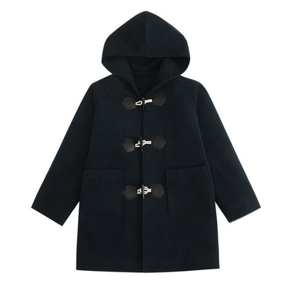 Boy Thickened Woolen Coat