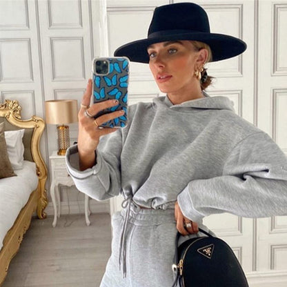 Crop Top TrackSuit 2 Piece